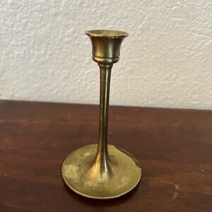 Vintage Brass Taper Candle Holder